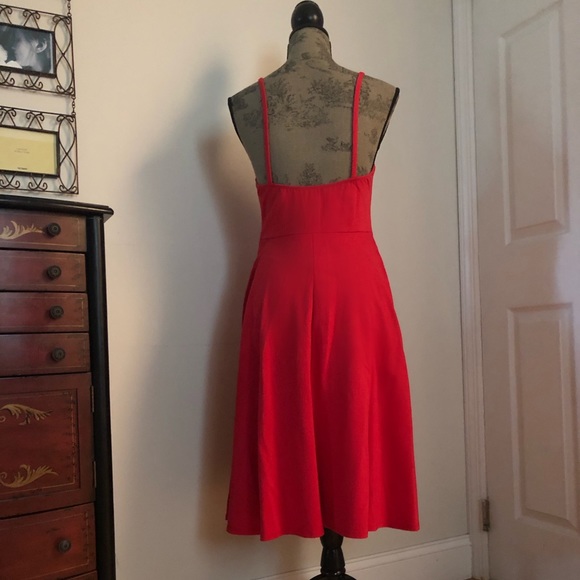 Wyatt Red Dress, Size Medium - Picture 7 of 7